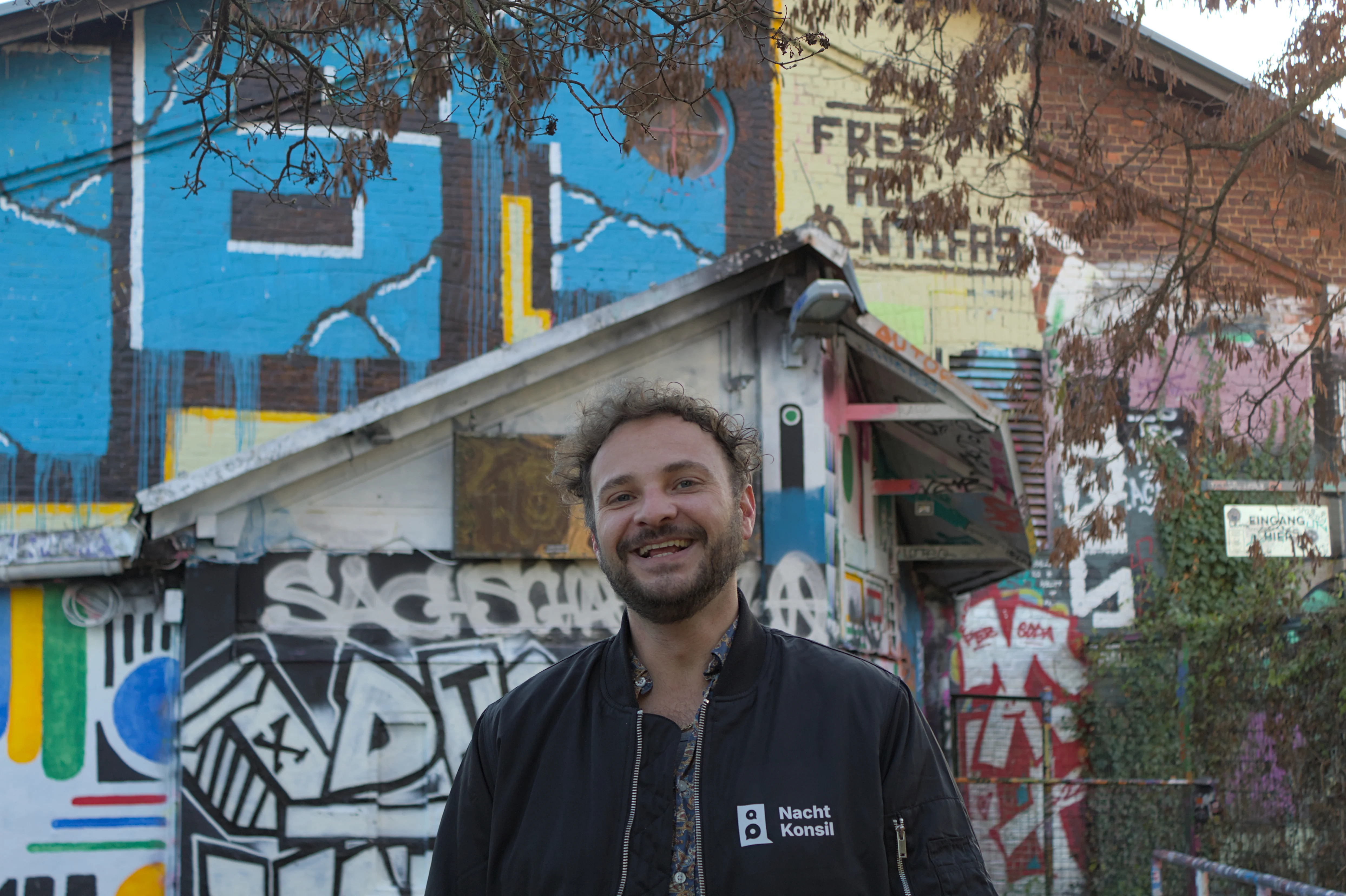 Ein Bild vom Shooting mit Jenas Nachtbürgermeister: Christoph Litwinow.